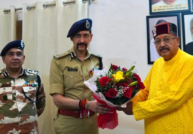 आईटीबीपी के महानिरिक्षक ने की महाराज से शिष्टाचार भेंट